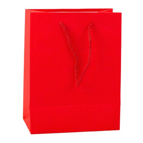 TORBA PREZENTOWA KWADRATY STRUKTURALNE ELEGANCKA 23 x 18 x 10 CM