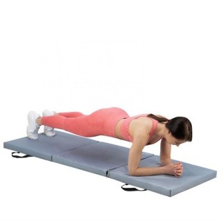 Materac gimnastyczny HMS MGS02 składany szary 1800x600x500mm N/A