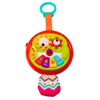 INTERAKTYWNA SOWA ZAWIESZKA RUCHOME ELEMENTY PIANINKO SZELESZCZĄCY OGON