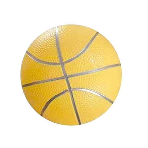 PIŁKA PLAŻOWA GUMOWA PASTELOWA ŻÓŁTA LEKKA 20CM