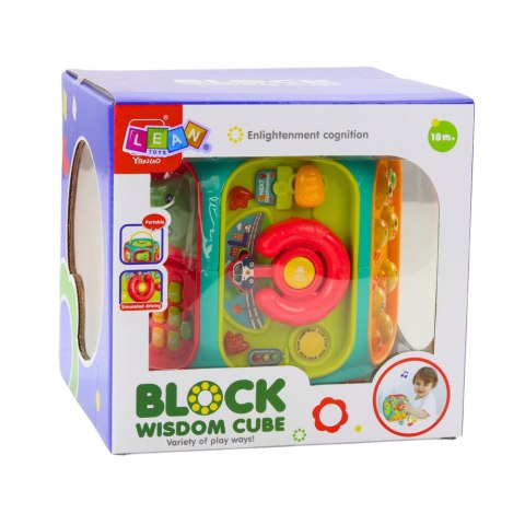 ZABAWKA EDUKACYJNA KOSTKA INTERAKTYWNA WIELOFUNKCYJNA 8W1