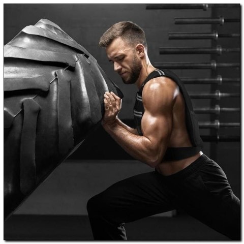 Kamizelka treningowa z obciążeniem 8kg neoprenowa HMS KTO08 N/A