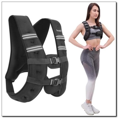 Kamizelka treningowa z obciążeniem 8kg neoprenowa HMS KTO08 N/A