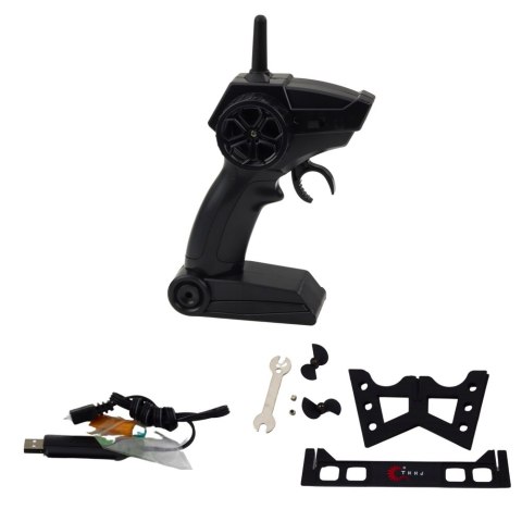 ŁÓDŹ MOTORÓWKA ZDALNIE STEROWANA RC 1:28 RATUNKOWA CZERWONA