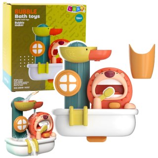 ZABAWKA DO KĄPIELI MASZYNKA DO ROBIENIA PIANY LEW KACZKA