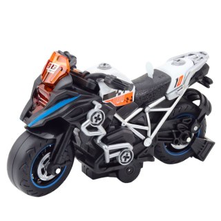 MOTOR WYŚCIGOWY DO SKRĘCANIA ROZKRĘCANIA DIY ŚWIATŁA DŹWIĘKI CZARNY