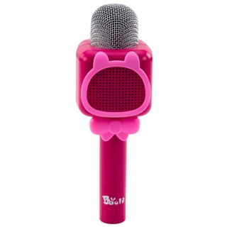 BEZPRZEWODOWY MIKROFON BLUETOOTH DO KARAOKE NAGRYWANIE ZMIANA GŁOSU RÓŻOWY