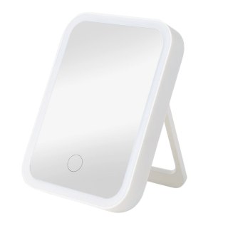 LUSTERKO PODŚWIETLANE LED 3 TRYBY OŚWIETLENIA KĄT NACHYLENIA 90° BIAŁE