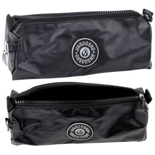 PIÓRNIK SZKOLNY ORGANIZER JEDNOKOMOROWY CZARNY 21,5CM