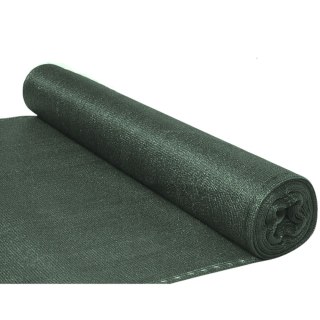 SIATKA CIENIUJĄCA NA OGRODZENIE PŁOT MASKUJĄCA ZIELONA 1.5M 10M 140G/M²