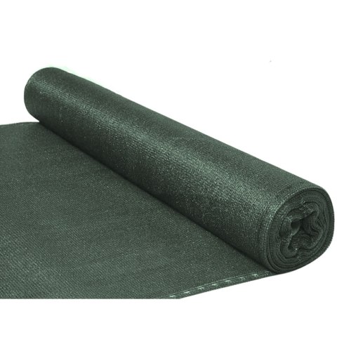 SIATKA CIENIUJĄCA NA OGRODZENIE PŁOT MASKUJĄCA ZIELONA 1.5M 10M 140G/M²