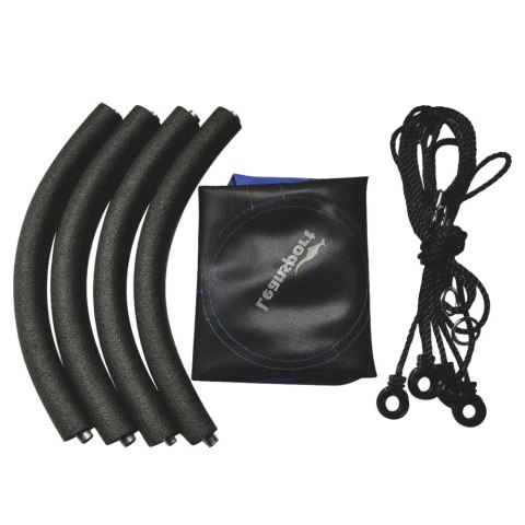 HUŚTAWKA OGRODOWA BOCIANIE GNIAZDO DLA DZIECI NIEBIESKA 80CM