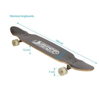 DESKOROLKA LONGBOARD BEST SPORTING INSECT 109x26CM N/A
