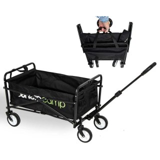 WÓZEK TURYSTYCZNO PLAŻOWY SKŁADANY 72x44x50CM Z UCHWYTEM N/A