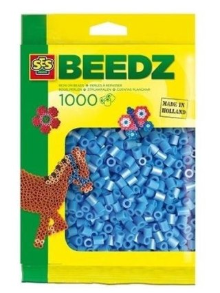 Koraliki do prasowania niebieskie 1000szt