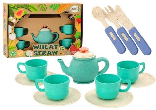 ZESTAW NACZYŃ FILIŻANKI TALERZYKI SZTUĆCE IMBRYK 22 EL