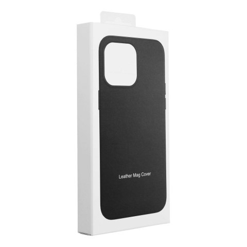 Futerał do Samsung S25 PLUS Leather Mag Cover zgodny z MagSafe czarny