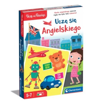 GRA EDUKACYJNA UCZĘ SIĘ ANGIELSKIEGO UCZĘ SIĘ BAWIĄC JĘZYK POLSKI CLEMENTONI 50769