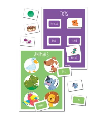 GRA EDUKACYJNA UCZĘ SIĘ ANGIELSKIEGO UCZĘ SIĘ BAWIĄC JĘZYK POLSKI CLEMENTONI 50769