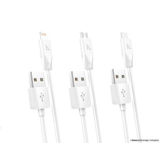 Kabel USB A do Lightning Hoco 2,1A 1 m X1 biały