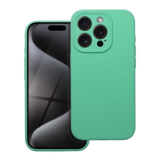 Futerał do iPhone 16 PLUS Silicone 2mm miętowy