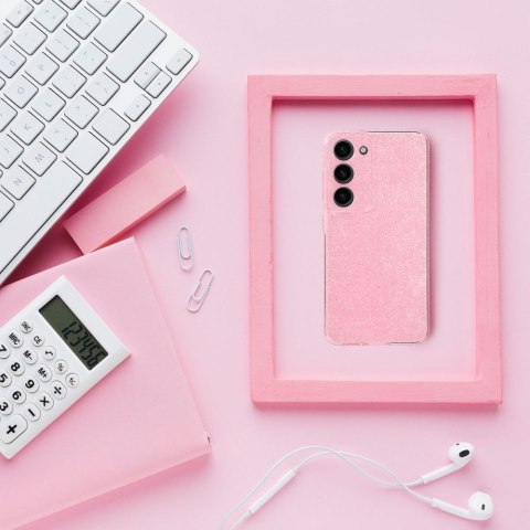 Futerał do Samsung A37 5G Clear Case 2 mm Blink różowy