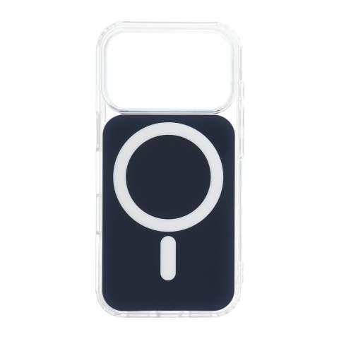 Futerał do Samsung S26 PLUS Clear Fusion Mag Cover zgodny z MagSafe granatowy
