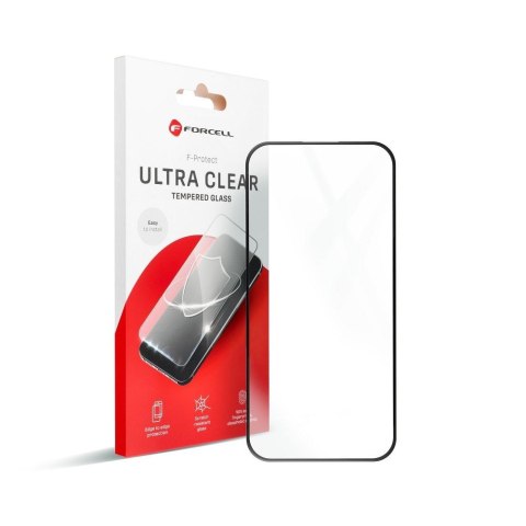 Szkło hartowane do iPhone 13 PRO MAX / 14 PLUS Forcell Ultra Clear Glass czarne