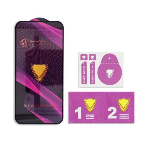 Szkło Hartowane OG 6D Premium Glass - do Iphone 16 Pro Max czarny