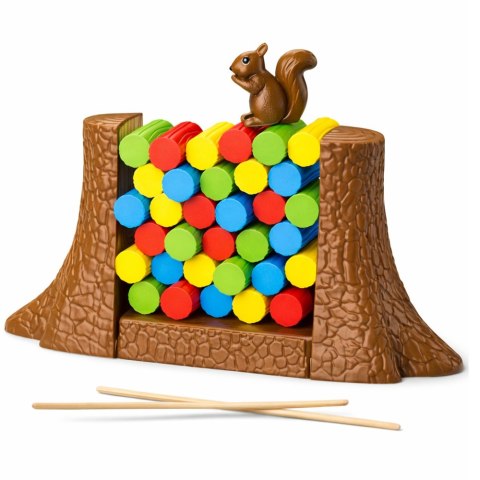 Gra Zręcznościowa Rodzinna Edukacyjna Ratuj Wiewiórkę Tarcza Losująca