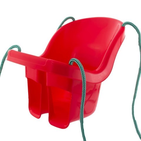 Huśtawka kubełkowa czerwona TEGA