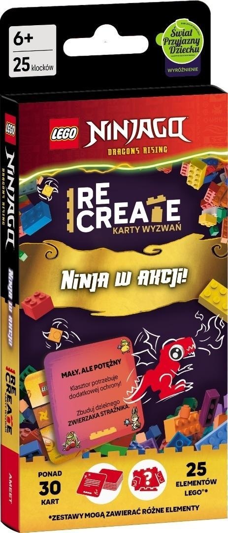 Lego Ninjago. Recreate. Karty wyzwań. Ninja w akcj