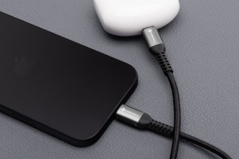 Kabel USB C do USB C Forcell F-Energy QC4.0 PD 5A 240W Cafule 3 m C263 czarny