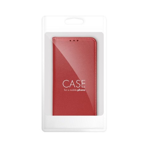 Etui z klapką na Samsung S26 ULTRA Smart Pro Book skórzane bordowe