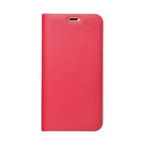 Etui z klapką na Samsung A57 5G Luna Book Gold czerwone