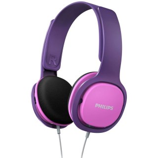 Słuchawki przewodowe nauszne Jack 3,5 mm Philips SHK2000PK/00 różowe