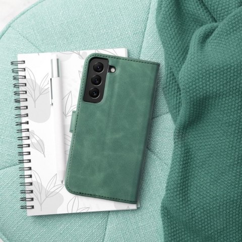 Etui z klapką na Samsung A32 5G Tender Book zielone