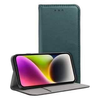 Etui z klapką na Samsung A37 Smart Magneto ciemnozielone