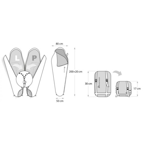 Śpiwór Meteor Indus R 81137 uniw