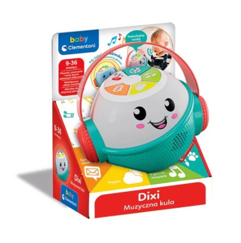 INTERAKTYWNA MUZYCZNA KULA DIXI MIKROFON JĘZYK POLSKI CLEMENTONI 50800
