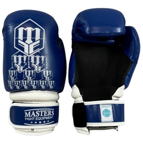 Rękawice otwarte ROSM-FIGHT (WAKO APPROVED) czerwony+M