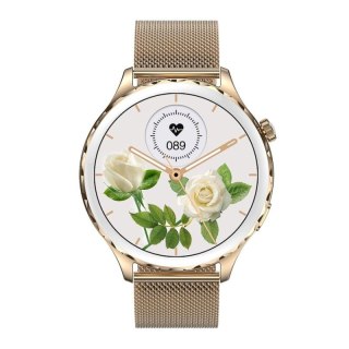 Smartwatch Damski Rubicon RNCF02-2 Złoty + Pasek Różowy N/A