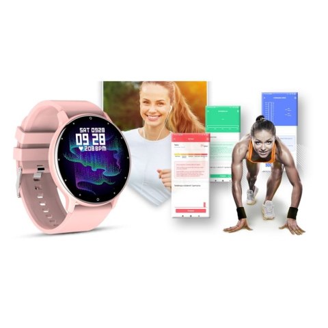 Smartwatch GIEWONT Różowy GW120-1 N/A