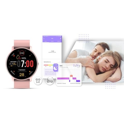 Smartwatch GIEWONT Różowy GW120-1 N/A