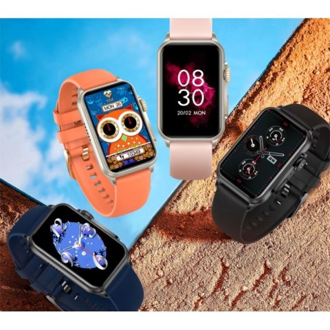 Smartwatch Damski RUBICON RNCF06 Black SMARUB215 N/A