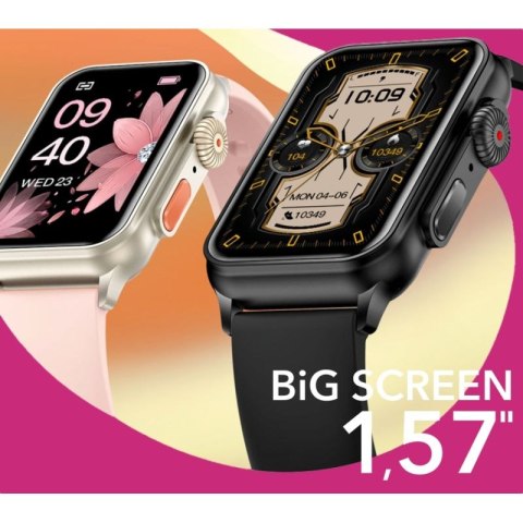 Smartwatch Damski RUBICON RNCF06 Black SMARUB222 N/A