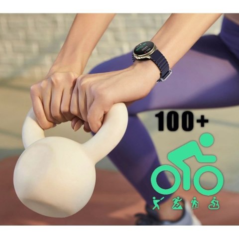 Smartwatch RUBICON RNCF15 Tytan/Orange SMARUB258 N/A