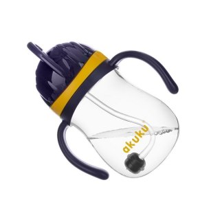 Bidon ze słomką i odważnkiem AKUKU