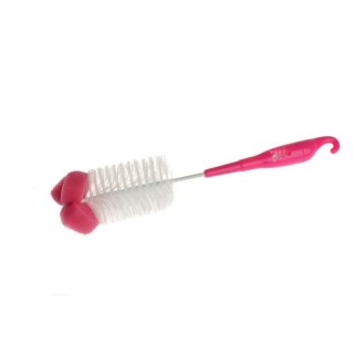 Szczot.do but.i sm. z gąb pink AKUKU