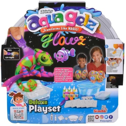 AQUA GELZ ZESTAW DELUxE ŚWIECĄCY W CIEMNOŚCI